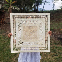 "Mosaic Square" ∙ Amate Art  23.5"x23.5"  (Unframed)