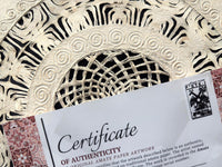 "Spiral Mandala" ∙ Amate Art  23.5"x23.5"  (Unframed)