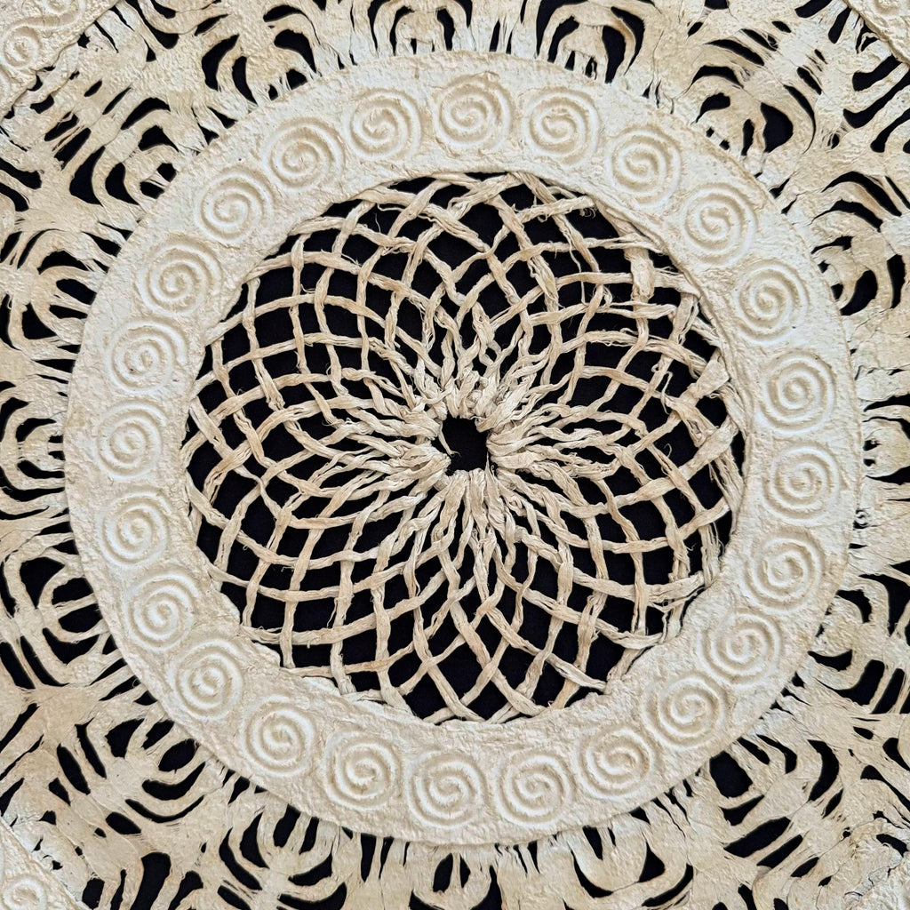 "Spiral Mandala" ∙ Amate Art  23.5"x23.5"  (Unframed)