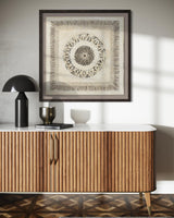 "Spiral Mandala" ∙ Amate Art  23.5"x23.5"  (Unframed)