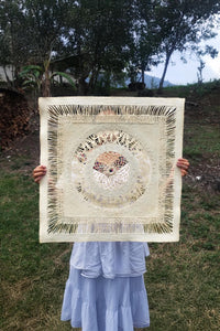 "Spiral Mandala" ∙ Amate Art  23.5"x23.5"  (Unframed)