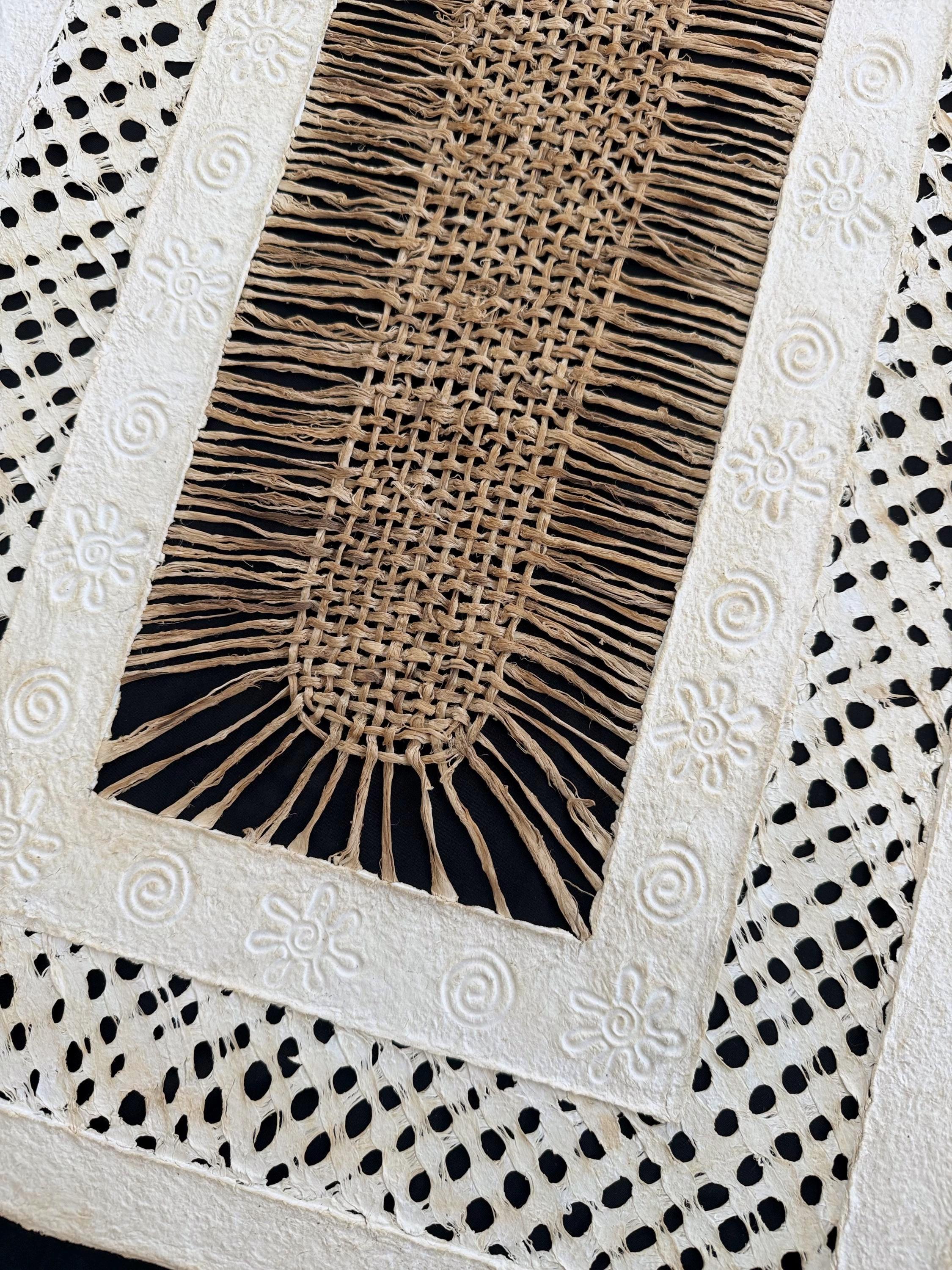 "Basket Weave" ∙ Amate Art  47"x15.5"  (Unframed)