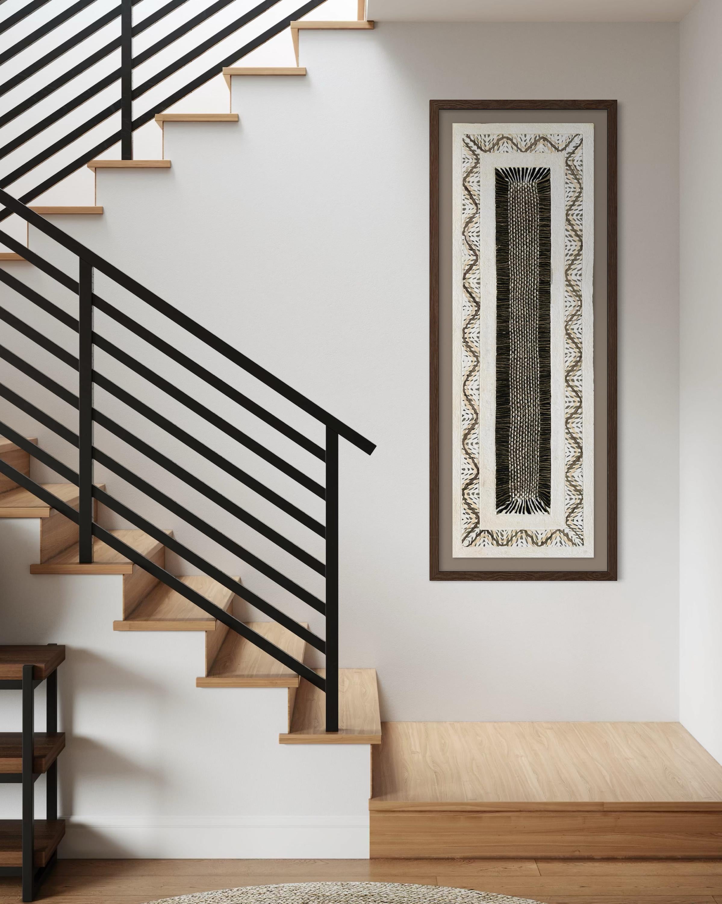 "Waves" ∙ Amate Art  47"x15.5"  (Unframed)