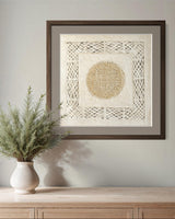 "Circle Weave" ∙ Amate Art  15.75"x15.75"  (Unframed)