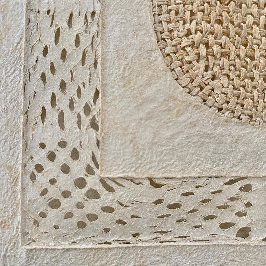 "Circle Weave" ∙ Amate Art  15.75"x15.75"  (Unframed)