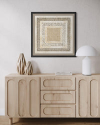 "Mosaic Square" ∙ Amate Art  23.5"x23.5"  (Unframed)