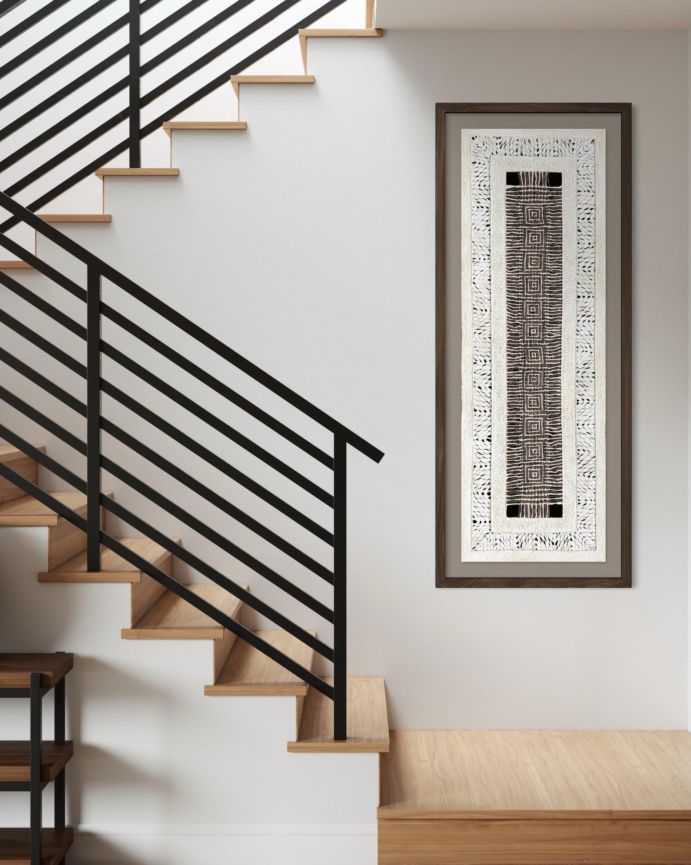 "Squares" ∙ Amate Art  47"x15.5"  (Unframed)