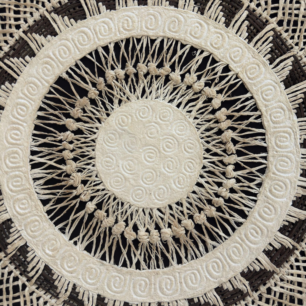 "Woven Mandala" ∙ Amate Art  28"x28"  (Unframed)