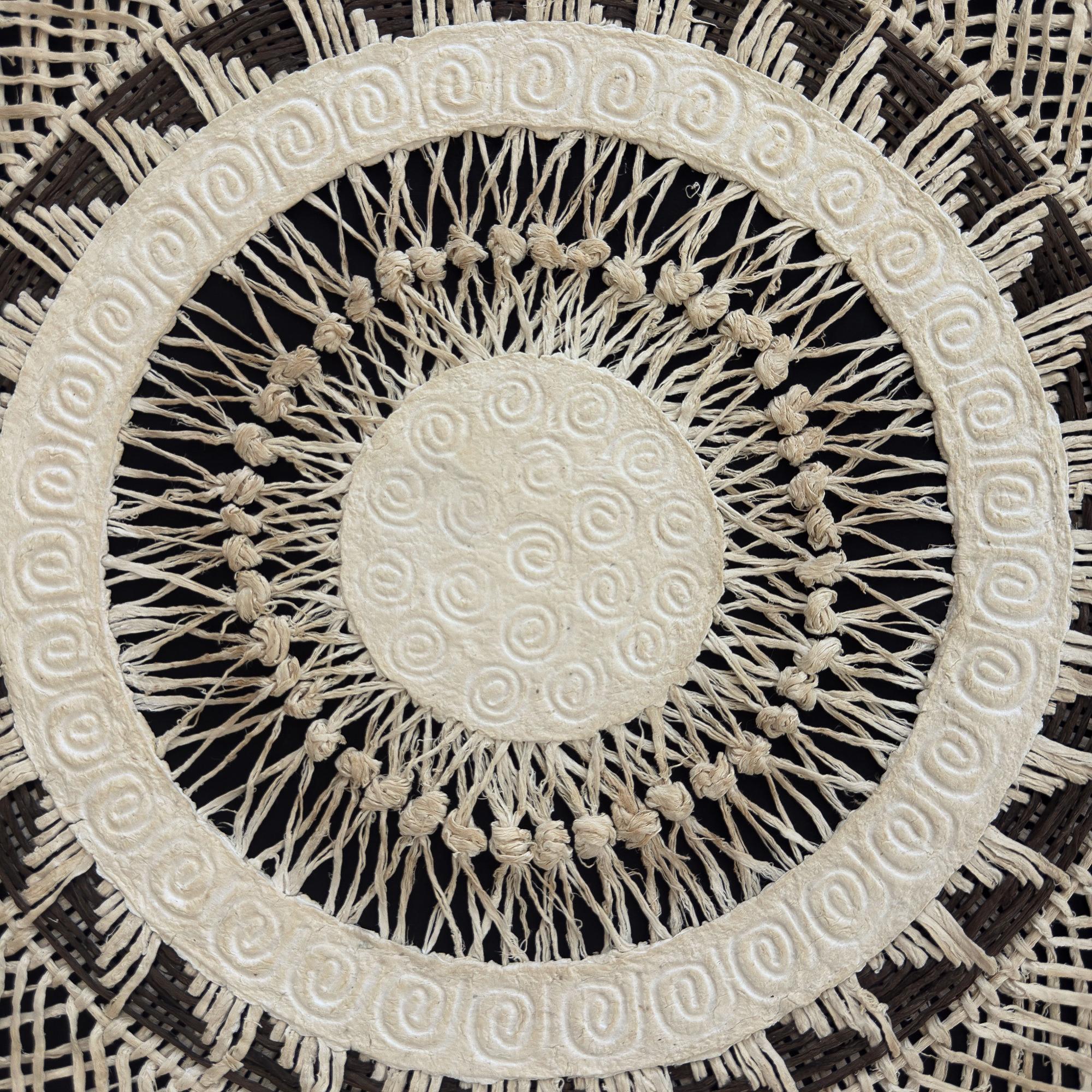 "Woven Mandala" ∙ Amate Art  28"x28"  (Unframed)