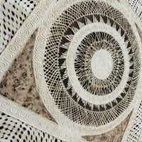 "Woven Mandala" ∙ Amate Art  28"x28"  (Unframed)