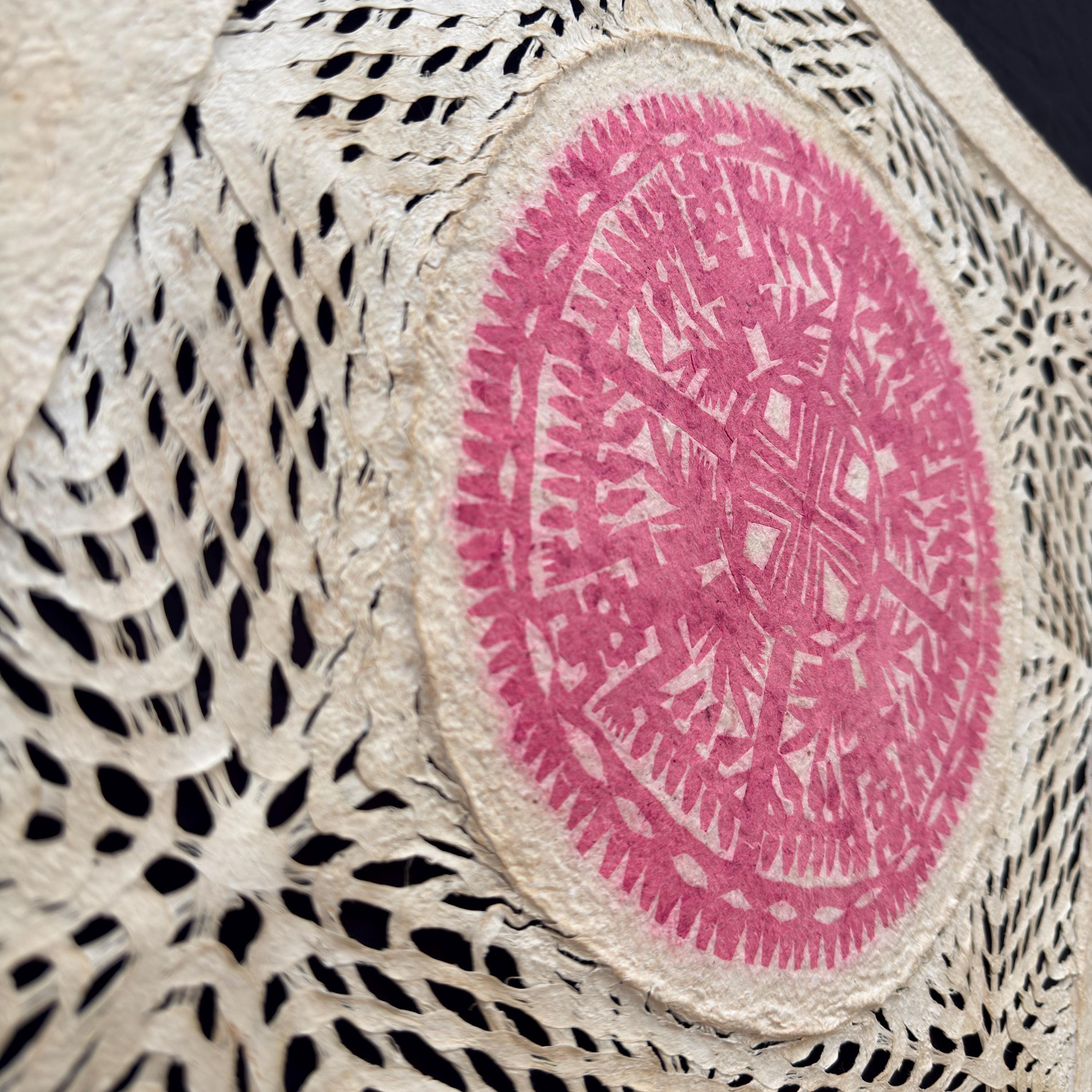 "Sunset Lace" ∙ Amate Art  15.75"x15.75"  (Unframed)