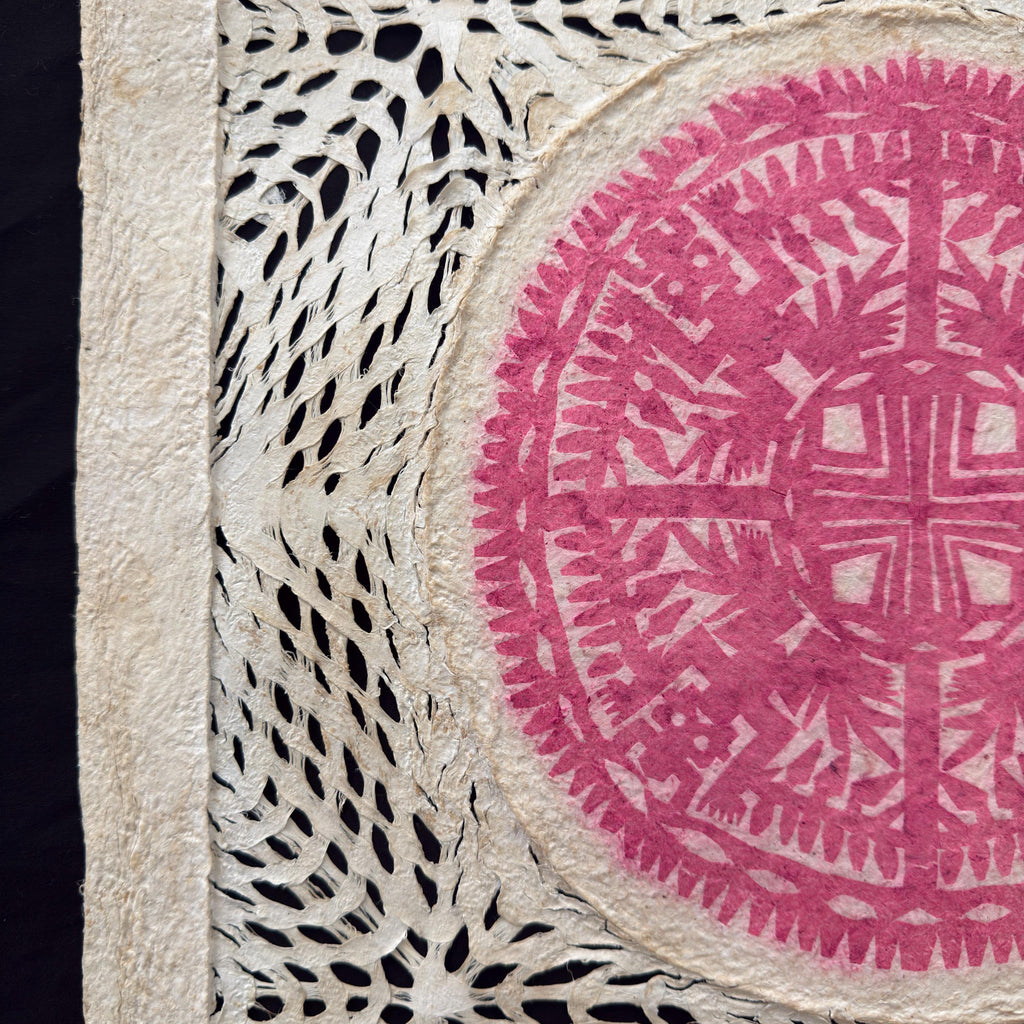 "Sunset Lace" ∙ Amate Art  15.75"x15.75"  (Unframed)