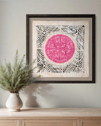 "Sunset Lace" ∙ Amate Art  15.75"x15.75"  (Unframed)