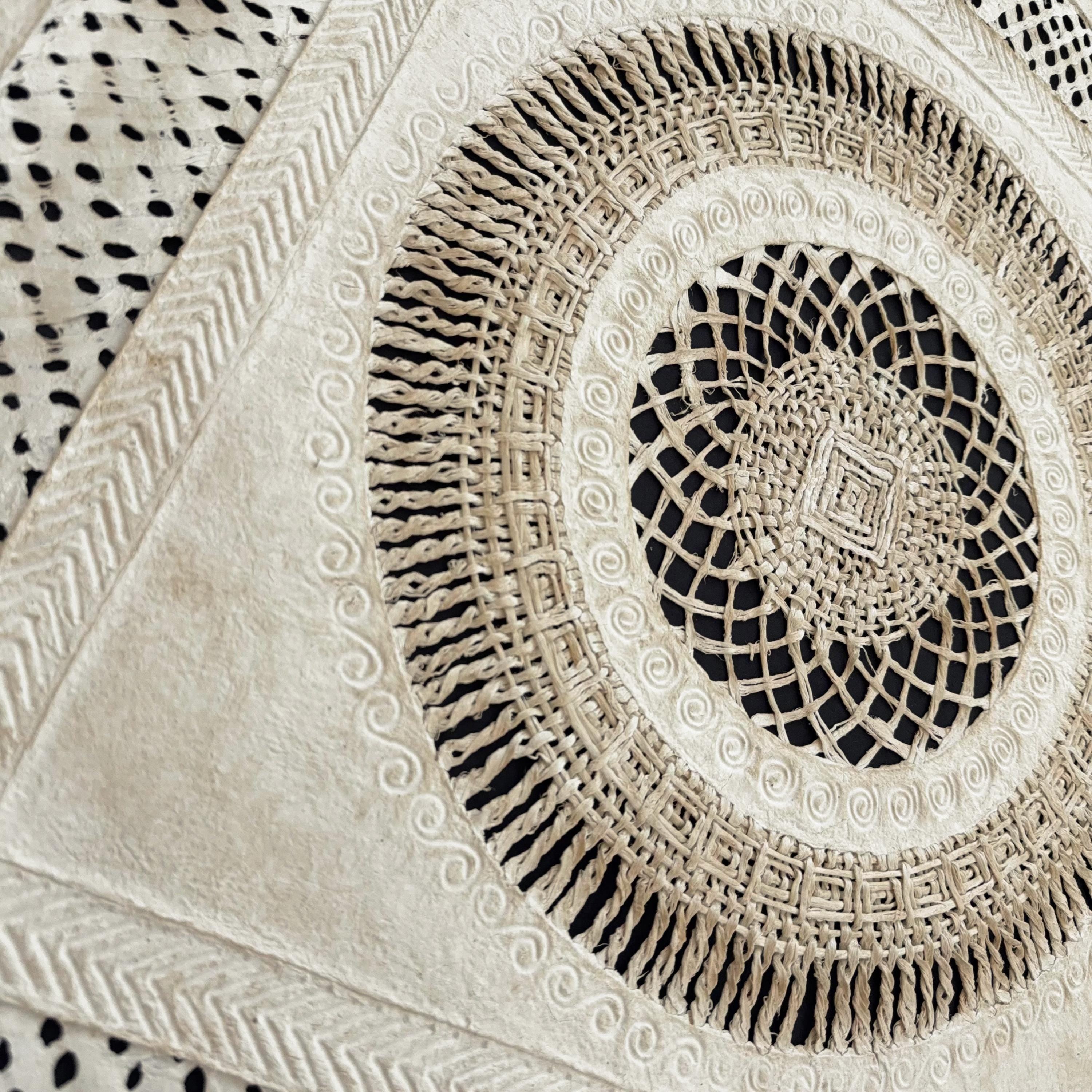 "Lattice Mandala" ∙ Amate Art  28"x28"  (Unframed)