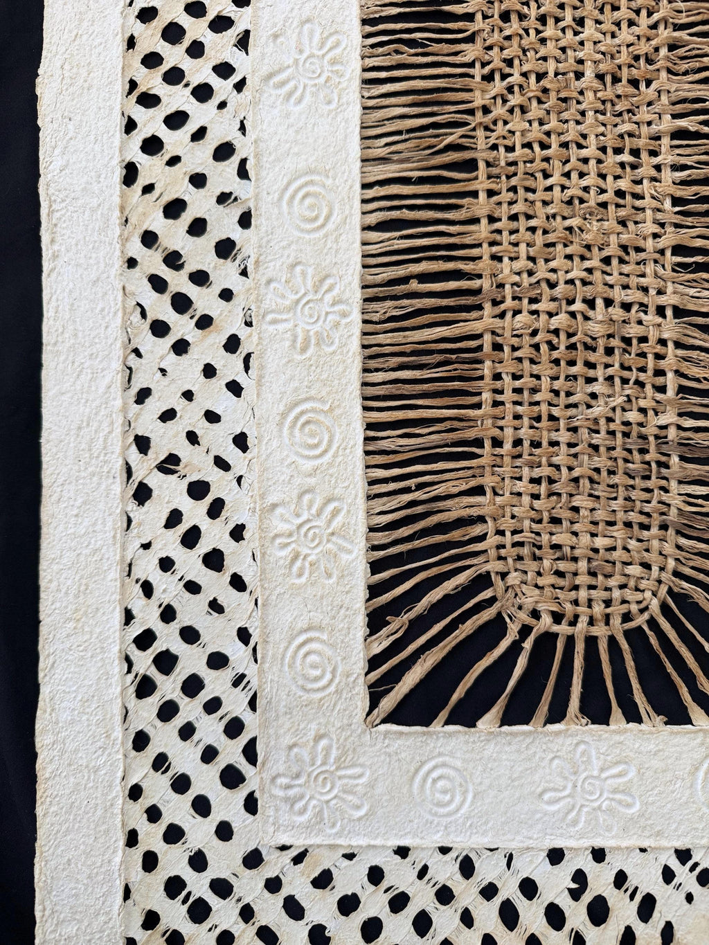"Basket Weave" ∙ Amate Art  47"x15.5"  (Unframed)