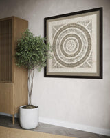 "Knot Weave" ∙ Amate Art  35"x35"  (Framed)