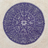 "Amethyst Mandala" ∙ Amate Art  28"x28"  (Unframed)