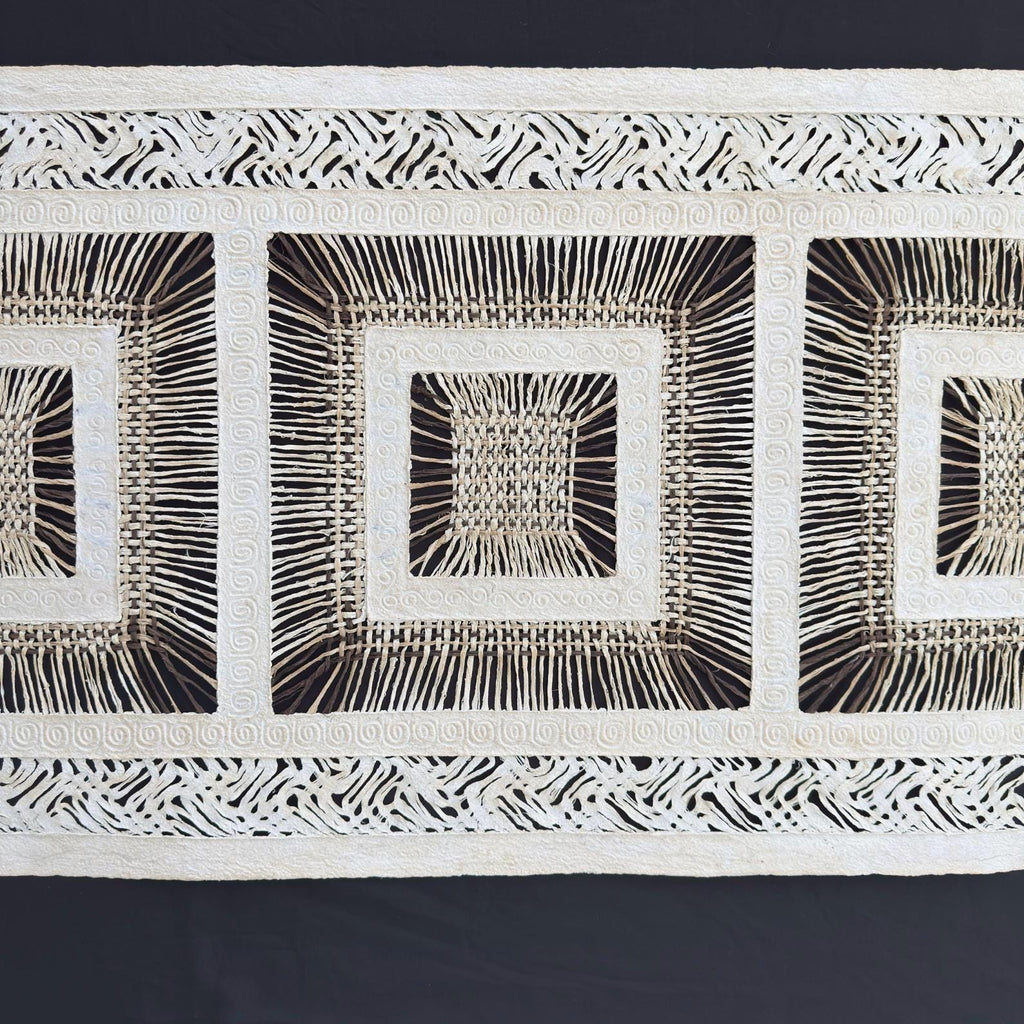 "Cascade Squares" ∙ Amate Art  70"x23.5" (Unframed)