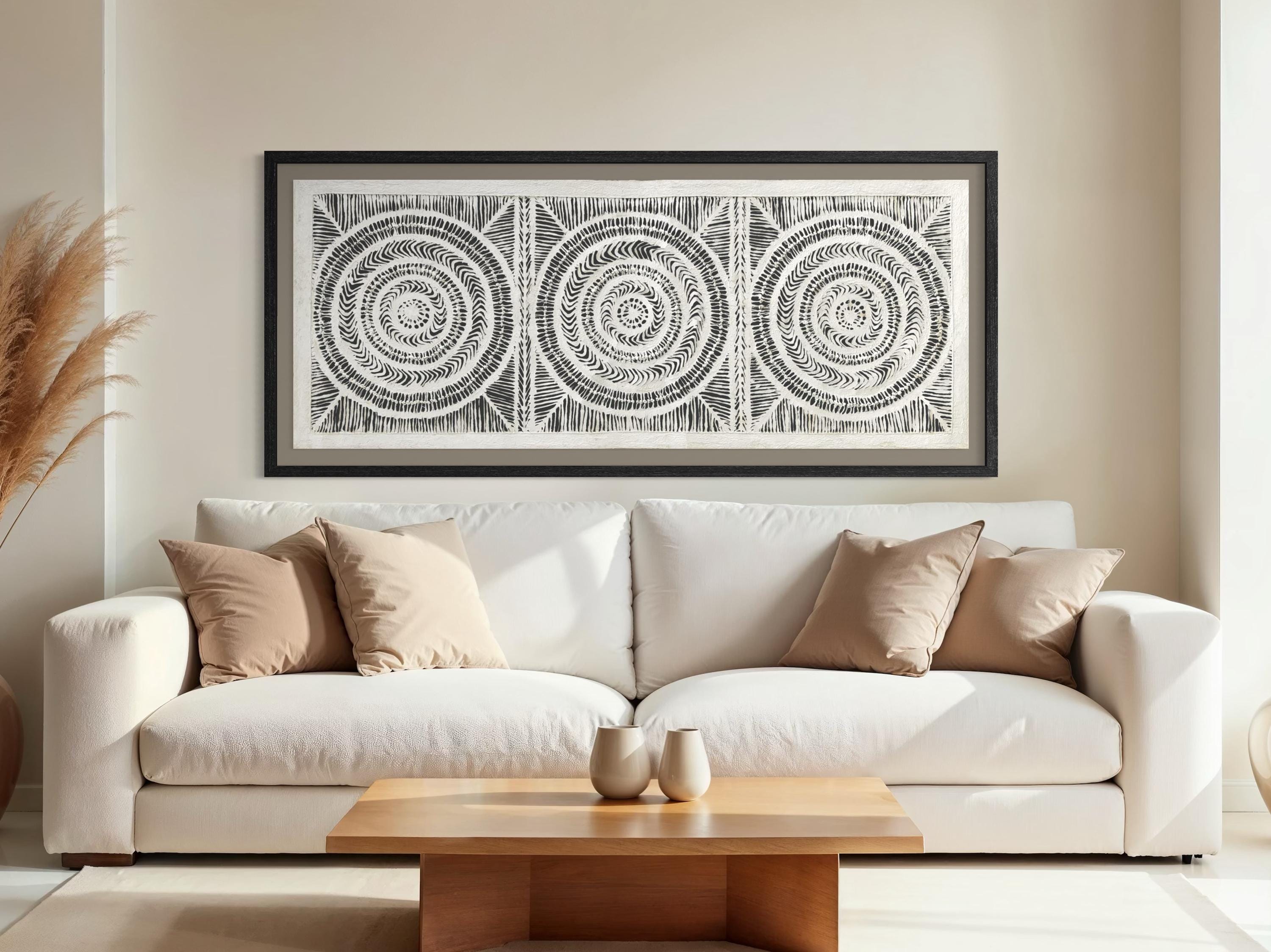 "Knot Weave" ∙ Amate Art  59"x23.5"  (Unframed)