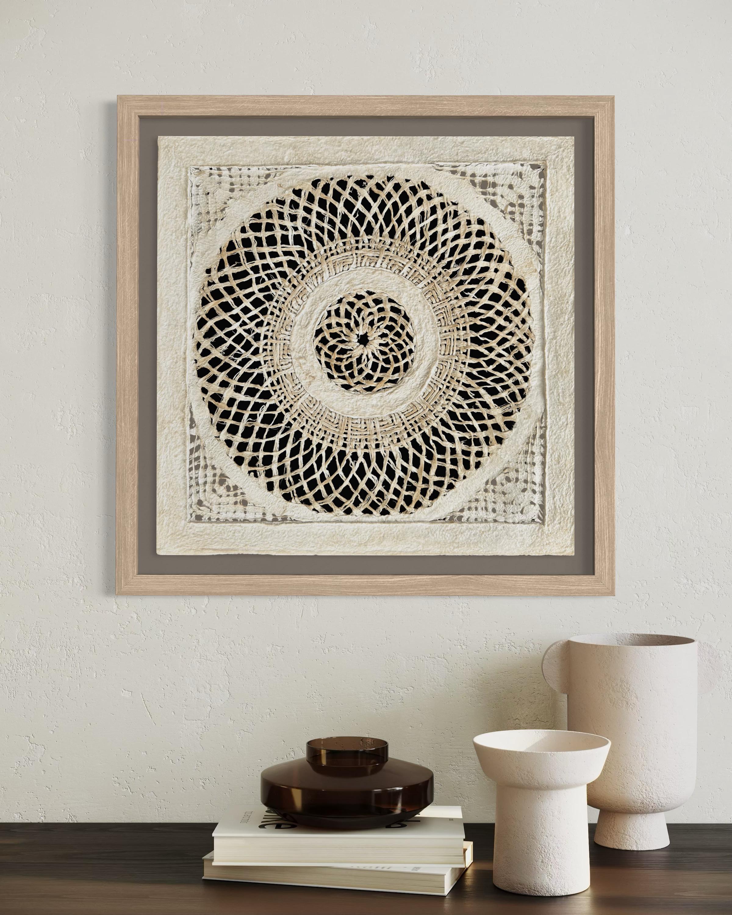 "Mandala Weave" ∙ Amate Art  15.75"x15.75"  (Unframed)