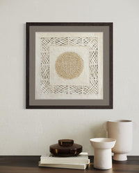 "Circle Weave" ∙ Amate Art  15.75"x15.75"  (Unframed)