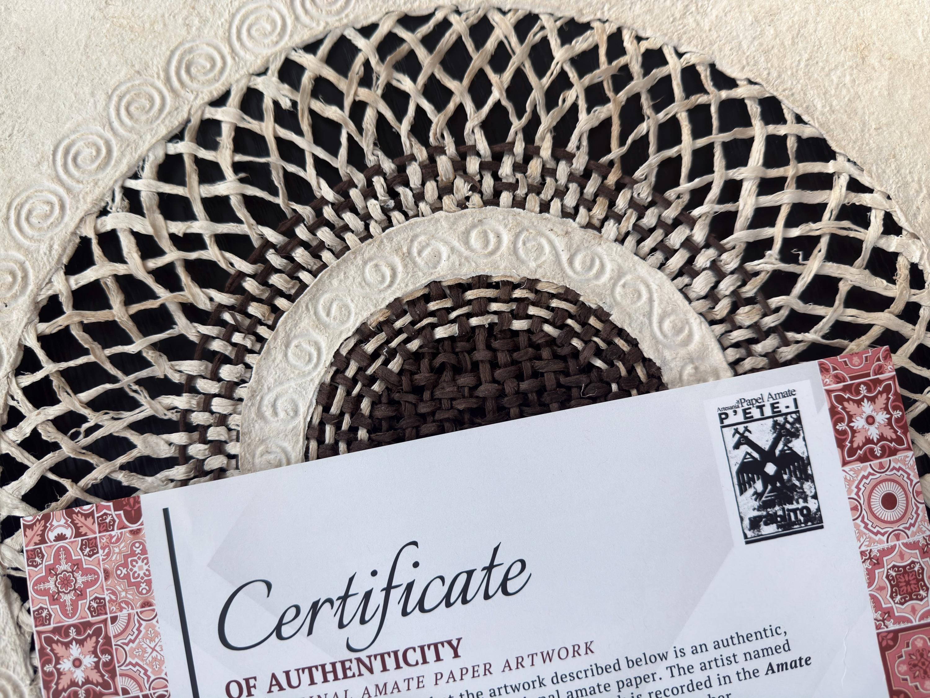 "Sunburst Run" ∙ Amate Art  70"x23.5"  (Unframed)