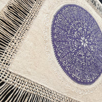 "Amethyst Mandala" ∙ Amate Art  28"x28"  (Unframed)