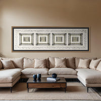 "Cascade Squares" ∙ Amate Art  70"x23.5" (Unframed)