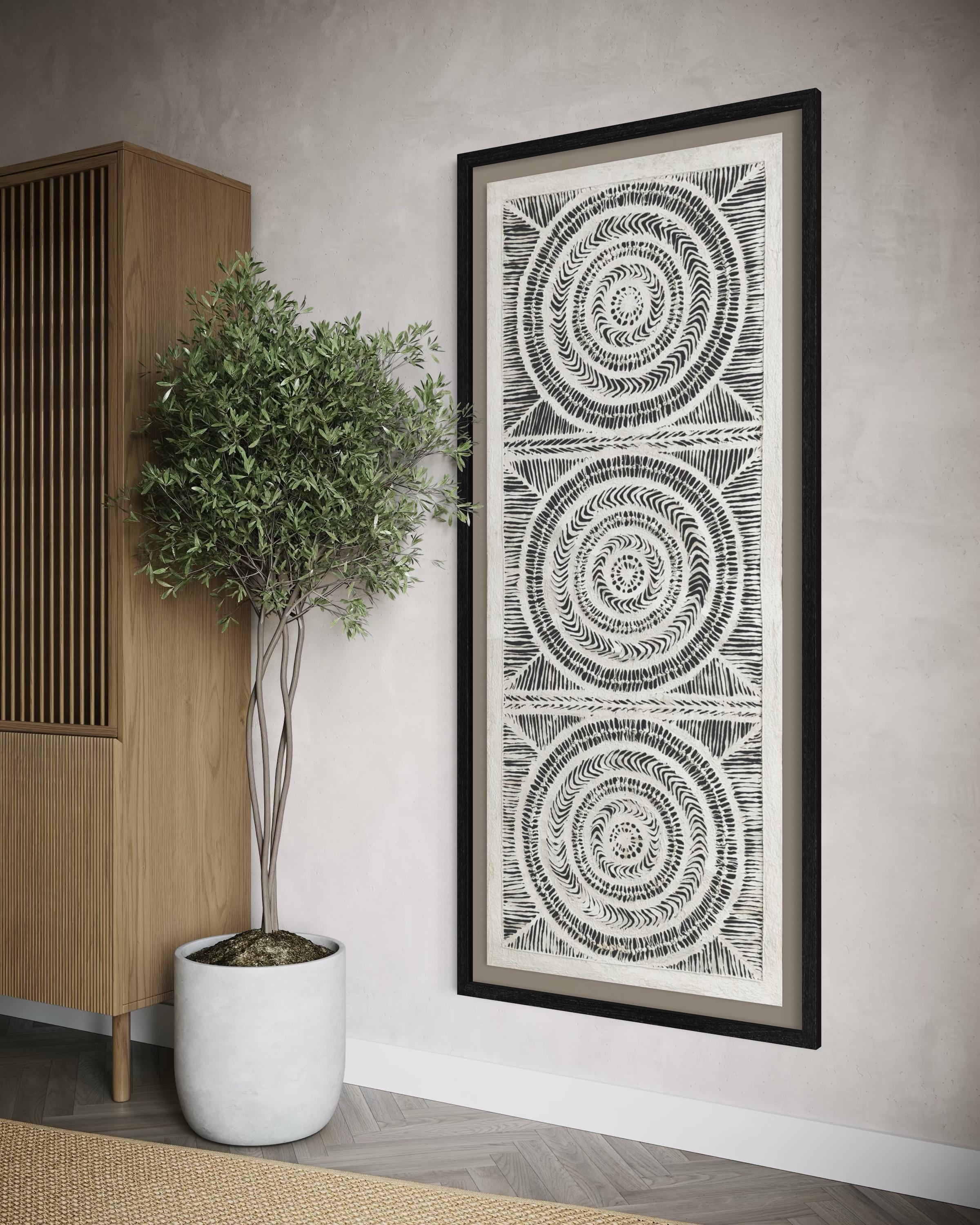 "Knot Weave" ∙ Amate Art  59"x23.5"  (Unframed)