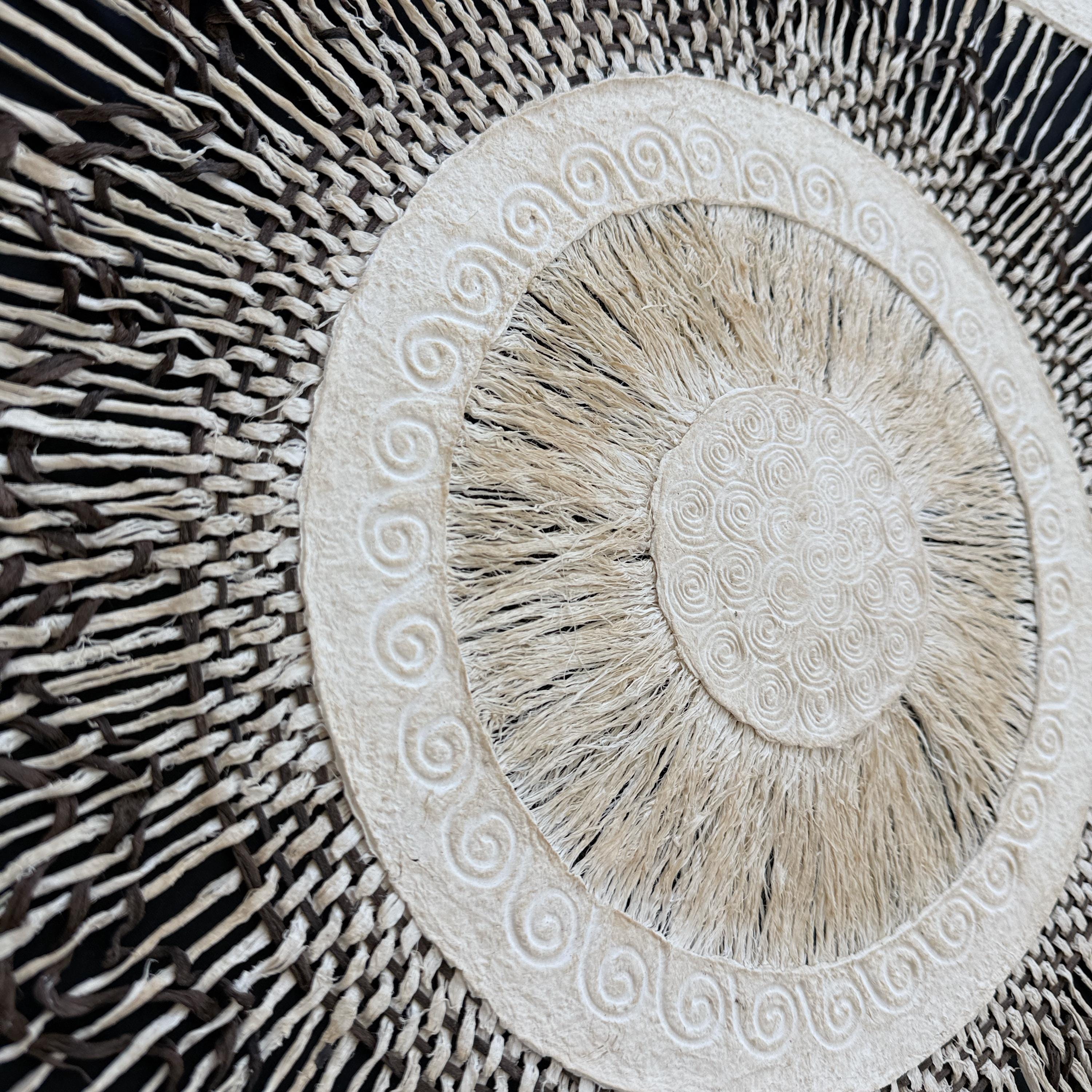 "Sun Weave" ∙ Amate Art  35"x35"  (Framed)