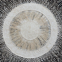 "Sun Weave" ∙ Amate Art  35"x35"  (Framed)