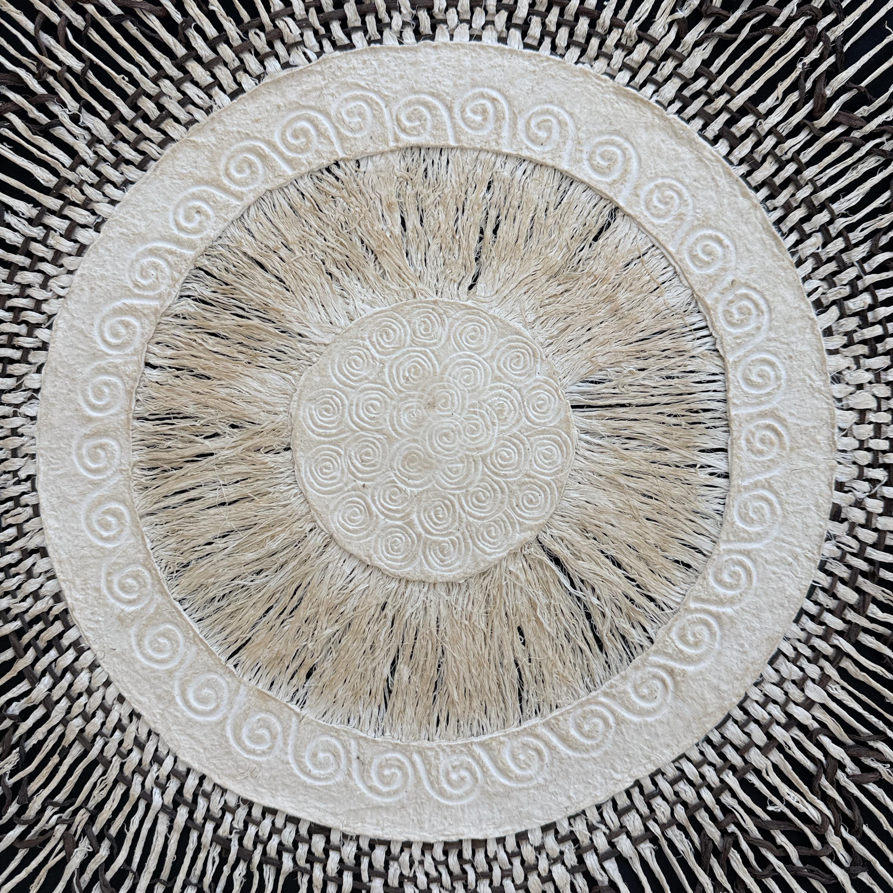 "Sun Weave" ∙ Amate Art  35"x35"  (Framed)