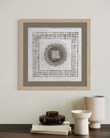 "Square Mandala" ∙ Amate Art  15.75"x15.75"  (Unframed)