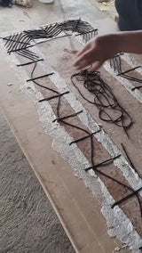 "Basket Weave" ∙ Amate Art  47"x15.5"  (Unframed)