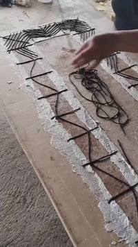 "Basket Weave" ∙ Amate Art  47"x15.5"  (Unframed)