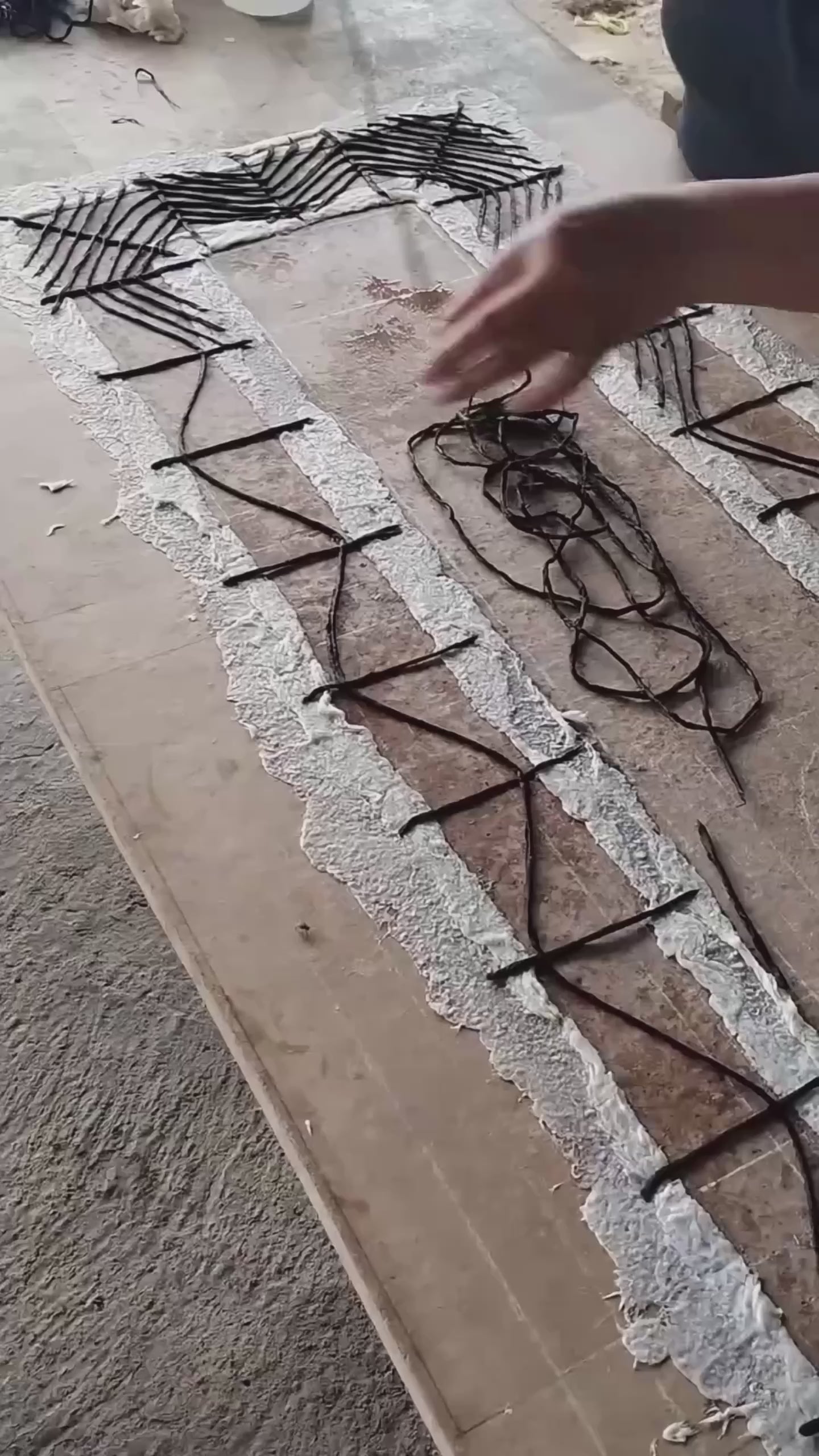 "Basket Weave" ∙ Amate Art  47"x15.5"  (Unframed)