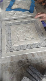 "Square Weave" ∙ Amate Art  15.75"x15.75"  (Unframed)