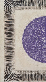 "Amethyst Mandala" ∙ Amate Art  28"x28"  (Unframed)