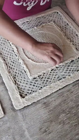 "Circle Weave" ∙ Amate Art  15.75"x15.75"  (Unframed)