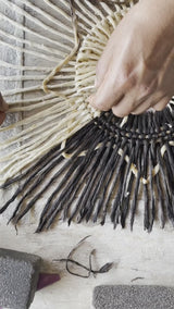 "Sun Weave" ∙ Amate Art  15.75"x15.75"  (Unframed)