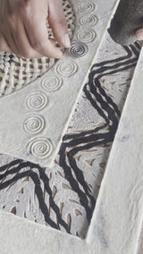 "Sunburst Run" ∙ Amate Art  70"x23.5"  (Unframed)